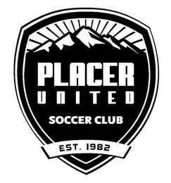 PLACER UNITED SOCCER CLUB EST. 1982 logo