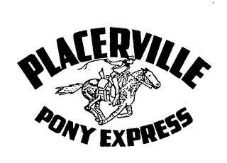 PLACERVILLE PONY EXPRESS. logo