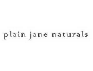 PLAIN JANE NATURALS logo