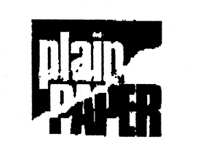PLAIN PAPER logo