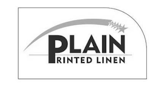 PLAIN PRINTED LINEN logo