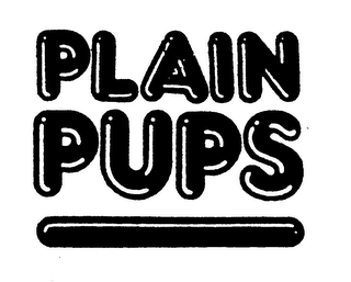 PLAIN PUPS logo