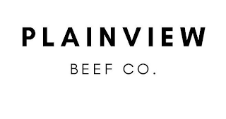 PLAINVIEW BEEF CO. logo