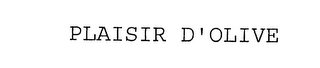 PLAISIR D'OLIVE logo