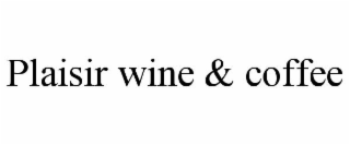 PLAISIR WINE & COFFEE logo