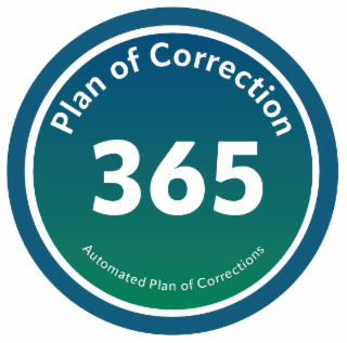 PLAN OF CORRECTION 365 AUTOMATED PLAN OF CORRECTIONS logo