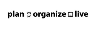 PLAN ORGANIZE LIVE logo