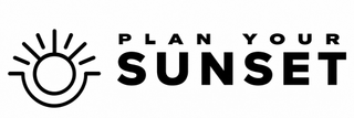 PLAN YOUR SUNSET logo