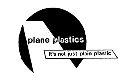 PLANE PLASTICS IT'S NOT JUST PLAIN PLASTIC logo