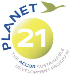 PLANET 21 THE ACCOR SUSTAINABLE DEVELOPMENT PROGRAM logo