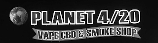 PLANET 4/20 VAPE CBD & SMOKE SHOP logo