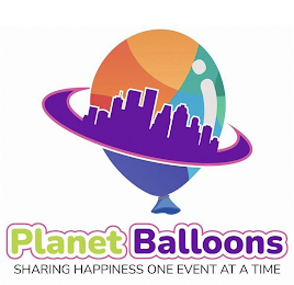 PLANET BALLOONS - SHARING HAPPINESS ONE EVENT AT A TIME logo