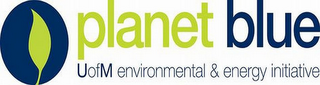 PLANET BLUE UOFM ENVIRONMENTAL & ENERGY INITIATIVE logo