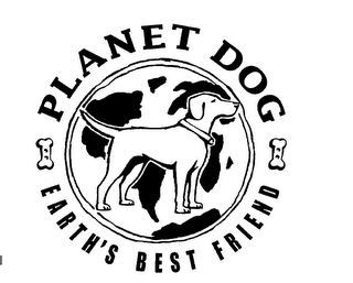 PLANET DOG EARTH'S BEST FRIEND logo