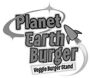 PLANET EARTH BURGER VEGGIE BURGER STAND logo
