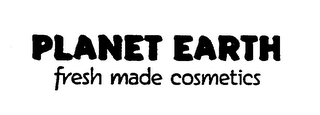 PLANET EARTH FRESH MADE COSMETICS logo