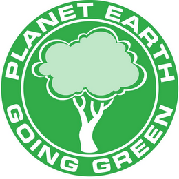 PLANET EARTH GOING GREEN logo