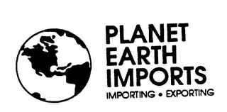 PLANET EARTH IMPORTS IMPORTING EXPORTING logo