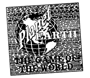 PLANET EARTH THE GAME OF THE WORLD logo