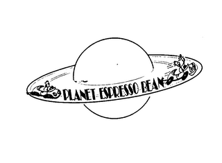 PLANET ESPRESSO BEAN logo