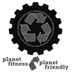 PLANET FITNESS PLANET FRIENDLY logo