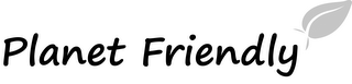 PLANET FRIENDLY logo