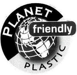 PLANET FRIENDLY PLASTIC logo