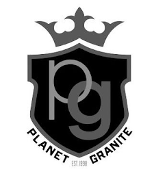 PLANET GRANITE PG EST. 1998 logo