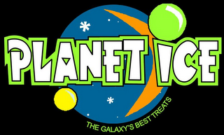 PLANET ICE THE GALAXY'S BEST TREATS logo