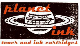 PLANET INK, TONER AND INK CARTRIDGES logo