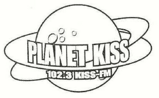 PLANET KISS 102.3 KISS-FM logo
