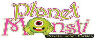 PLANET MONSTI PRIVATE INDOOR PARTIES logo