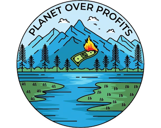 PLANET OVER PROFITS logo