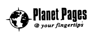 PLANET PAGES @ YOUR FINGERTIPS logo