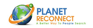 PLANET RECONNECT A BETTER WAY TO PEOPLE SEARCH logo