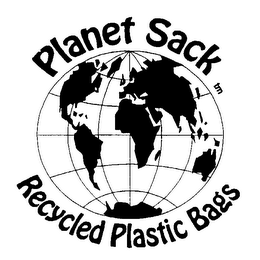 PLANET SACK RECYCLED PLASTIC BAGS logo