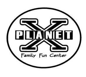 PLANET X FAMILY FUN CENTER logo