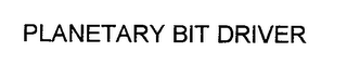 PLANETARY BIT DRIVER logo