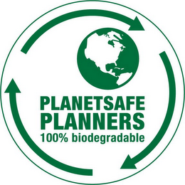 PLANETSAFE PLANNERS 100% BIODEGRADABLE logo