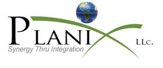 PLANIX LLC. SYNERGY THRU INTEGRATION logo