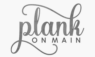 PLANK ON MAIN logo