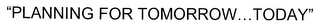 "PLANNING FOR TOMORROW...TODAY" logo
