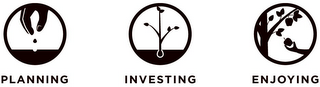 PLANNING INVESTING ENJOYING logo
