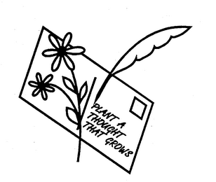 PLANT A THOUGHT THAT GROWS logo
