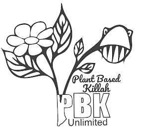 PLANT BASED KILLAH PBK UNLIMITED logo