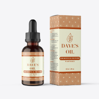 PLANT BASED SOBRE EL CABELLO LIMPIO SECO MASAJEE SUAVEMENTE PARA ASEGURA OBTENER R MEJORES RESULTADOS ÚSELO INGREDIENTS: RICINUS COMMUNIS S SEED OIL ELAEIS OLEIFERA ROSMARINUS OFFICINALIS LEAF OIL CITRUS LIMON PEEL OIL . MELALEUCA ALTERNIFOLIA LEAF OIL SYZYGIUMAROMATICAMBUD C1 DAVE'S OIL HAIR-GROWTH OIL FOR WOMEN 60ML 2FL OZ ENGLISH: DRY HAIR. MASSAGE GENTLY TO ENSURE FULL ABSORPTION. FOR BEST RESULTS, USE CONSISTENTLY. FRENCH (FRANÇAIS): APPLIQUEZ QUELQUES C GOUTTES CHAQUE JOURSUR DESCHEWEUXPROPRESET SECS. MASSEZ DOUCEMENT POUR NE ABSORPTION N COMPLÈTE. POUR DE MEILLEURS RÉSULTATS, UTILISEZ RÉGULIÈREMENT. SPANISH (ESPAÑOL): APLIQUE UNAS GOTAS DIARIAMENTE UNA ABSORCIÓN COMPLETA. PARA CON CONSTANCIA. DAVE'S OIL HAIR-GROWTH OIL FOR WOMEN PLANT BASED 60ML 2FL OZ DIRECTIONS FOR USE APPLYA FEW DROPS DAILY TO CLEAN, logo