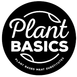 PLANT BASICS PLANT BASED MEAT SUBSTITUTES logo