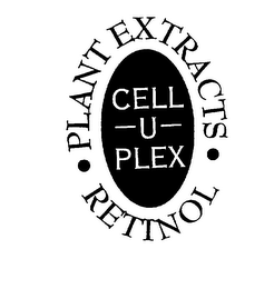 PLANT EXTRACTS CELL-U-PLEX RETINOL logo