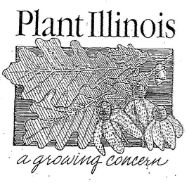 PLANT ILLINOIS A GROWING CONCERN logo