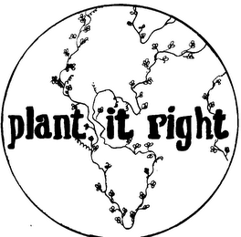 PLANT IT RIGHT logo